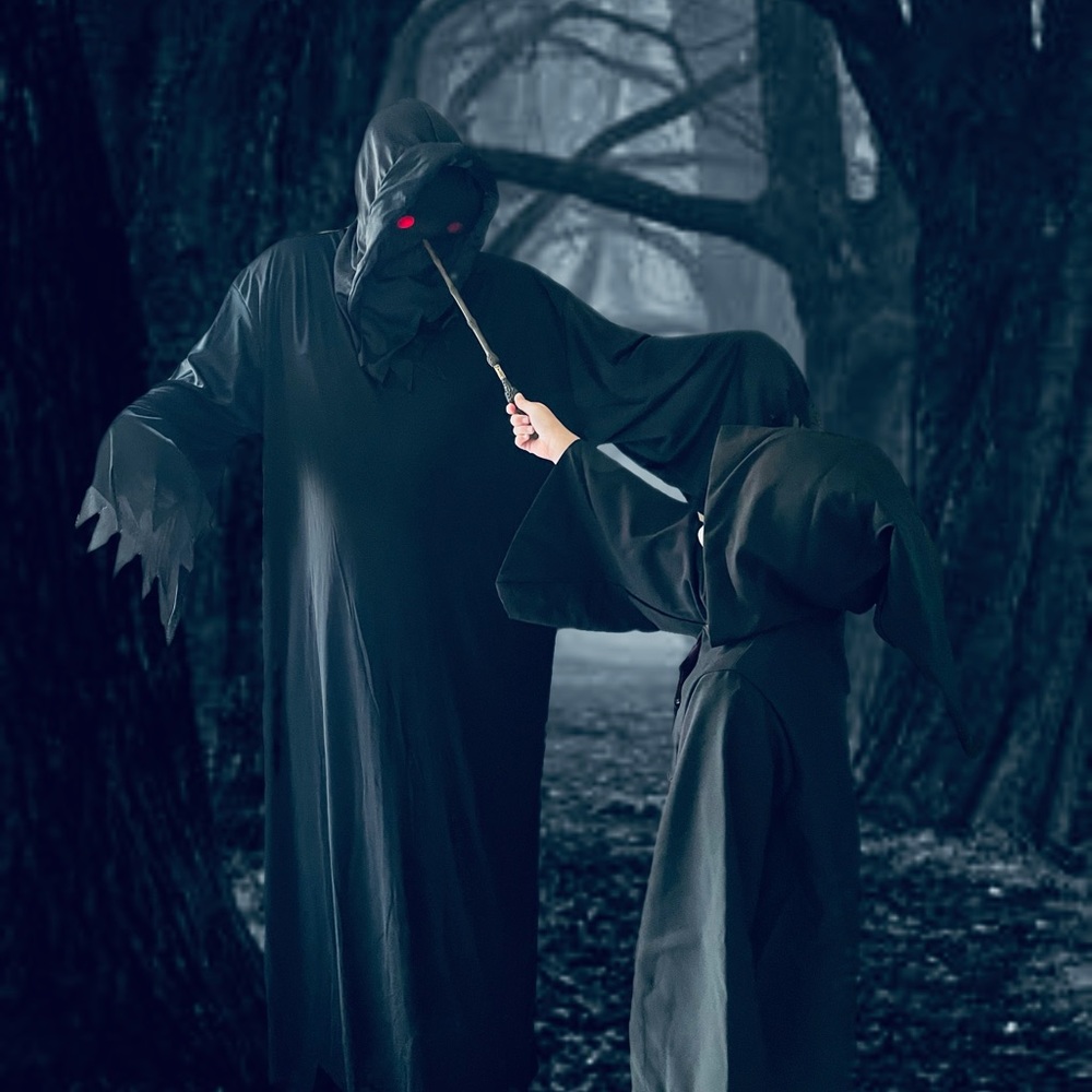 Harry Potter dementor inspired cosplay,  Mens fits up to 6’2.